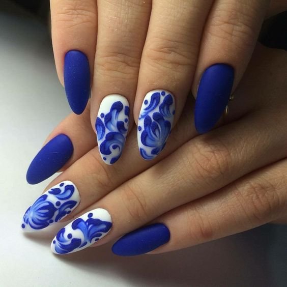 30 Beautiful Blue Acrylic Nail Designs You Must Try Out