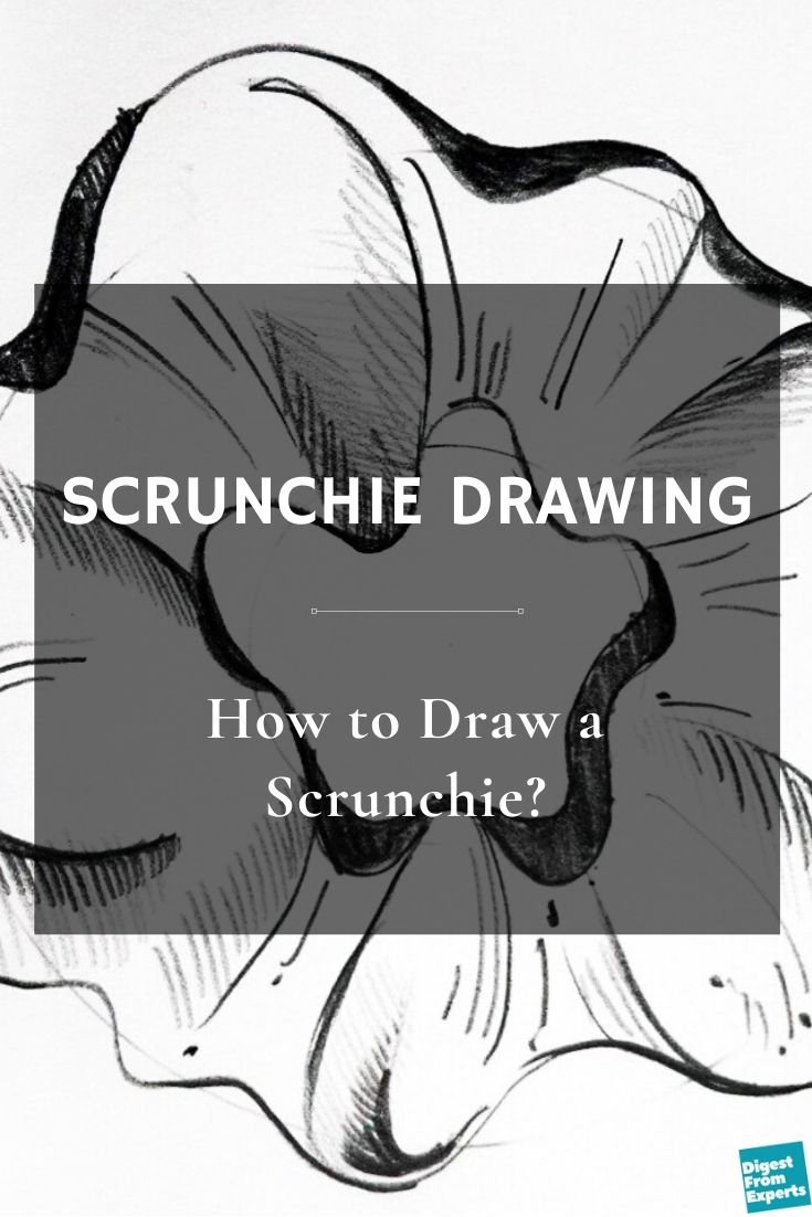 Scrunchie Drawing: How to Draw a Scrunchie?